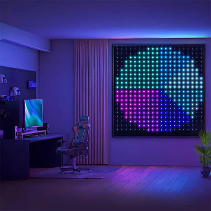 Rideau Lumineux LED Intelligent – Design lumineux personnalisable via APP
