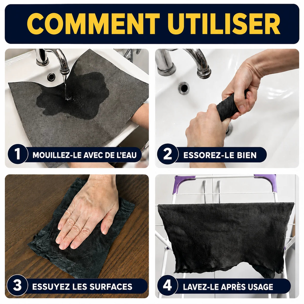 Lingettes magiques | 5 + 5 GRATUIT