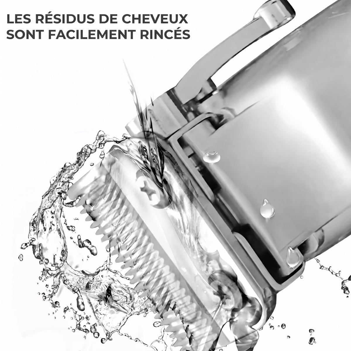 Tondeuse à cheveux professionnelle en acier au carbone