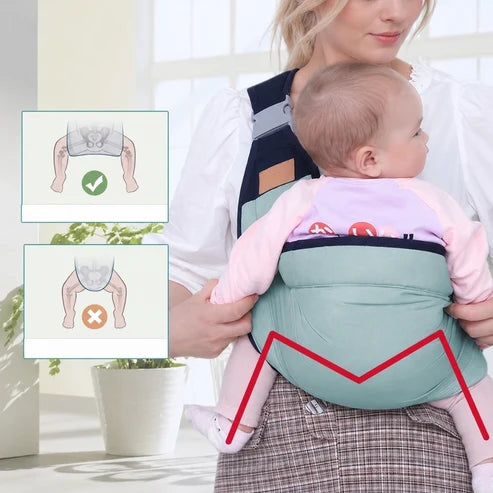 Porte-bébé ergonomique avec support de hanche