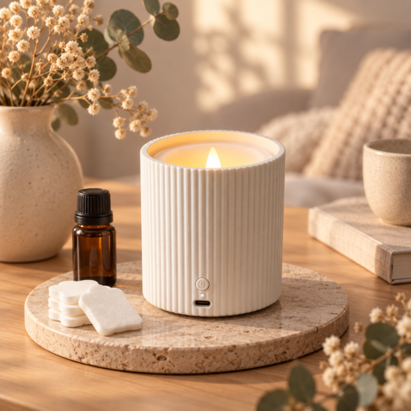 Diffuseur d'arômes rechargeable avec éclairage LED