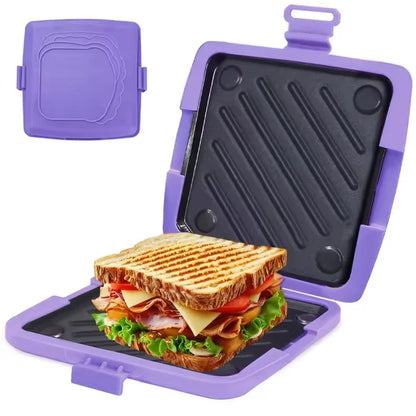 Grill pour micro-ondes 3-en-1 avec revêtement anti-adhésif