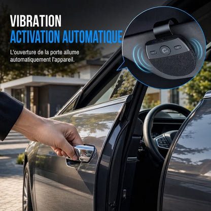 Kit mains libres Bluetooth SP11 pour pare-soleil – Allumage automatique et A2DP