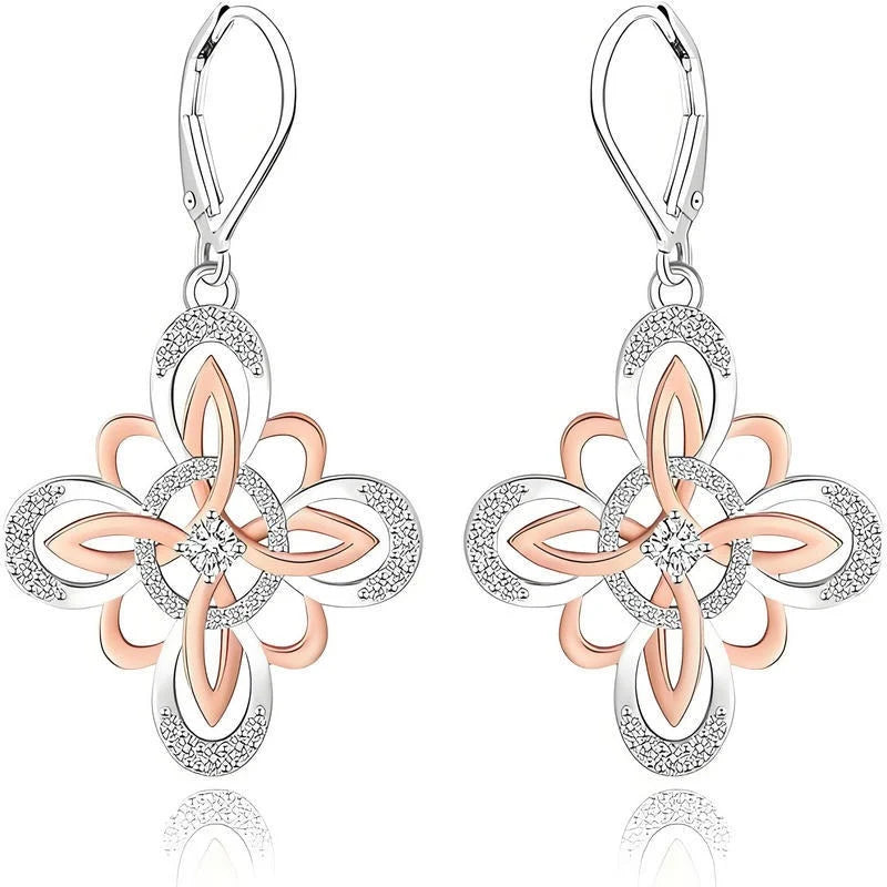 Boucles d'oreilles Nœud de Sorcière en argent