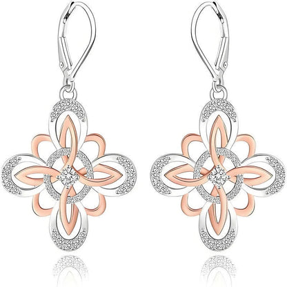 Boucles d'oreilles Nœud de Sorcière en argent