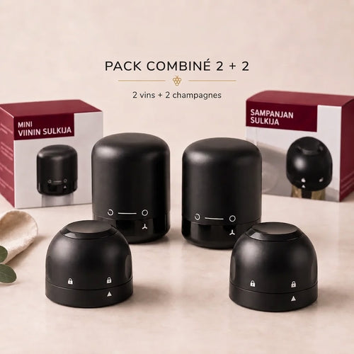 Bouchon scelleur pour vin et champagne