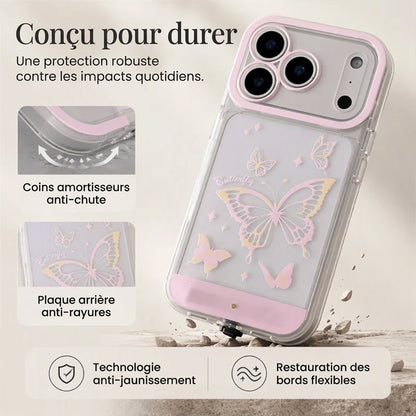 📢📢 40 % DE RÉDUCTION !! ⏰ Coque de téléphone papillon LED lumineuse