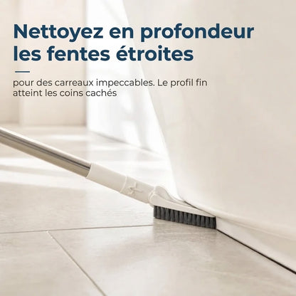 Brosse de nettoyage extensible pour fentes