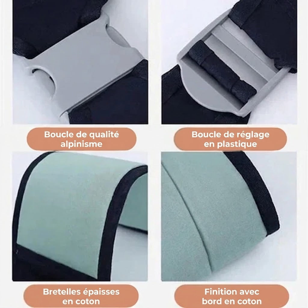 Porte-bébé ergonomique avec support de hanche
