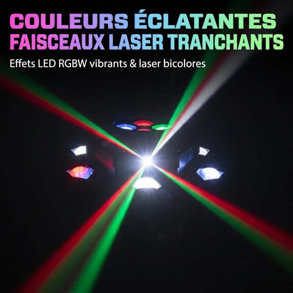 🔈✨ -60 % – Offre à durée limitée ! ⏰ Éclairage d'ambiance LED multi-faisceaux