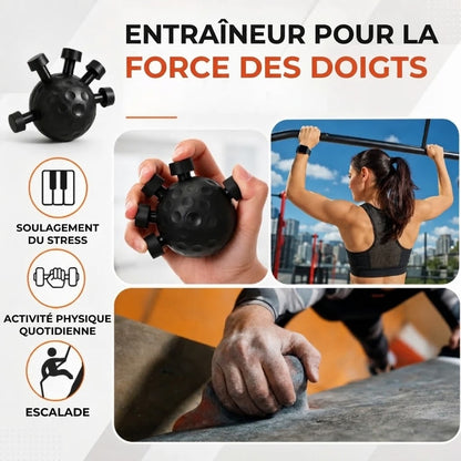 Balle de musculation pour main et doigts