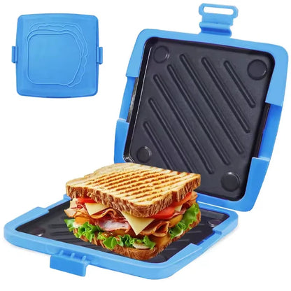 Grill pour micro-ondes 3-en-1 avec revêtement anti-adhésif