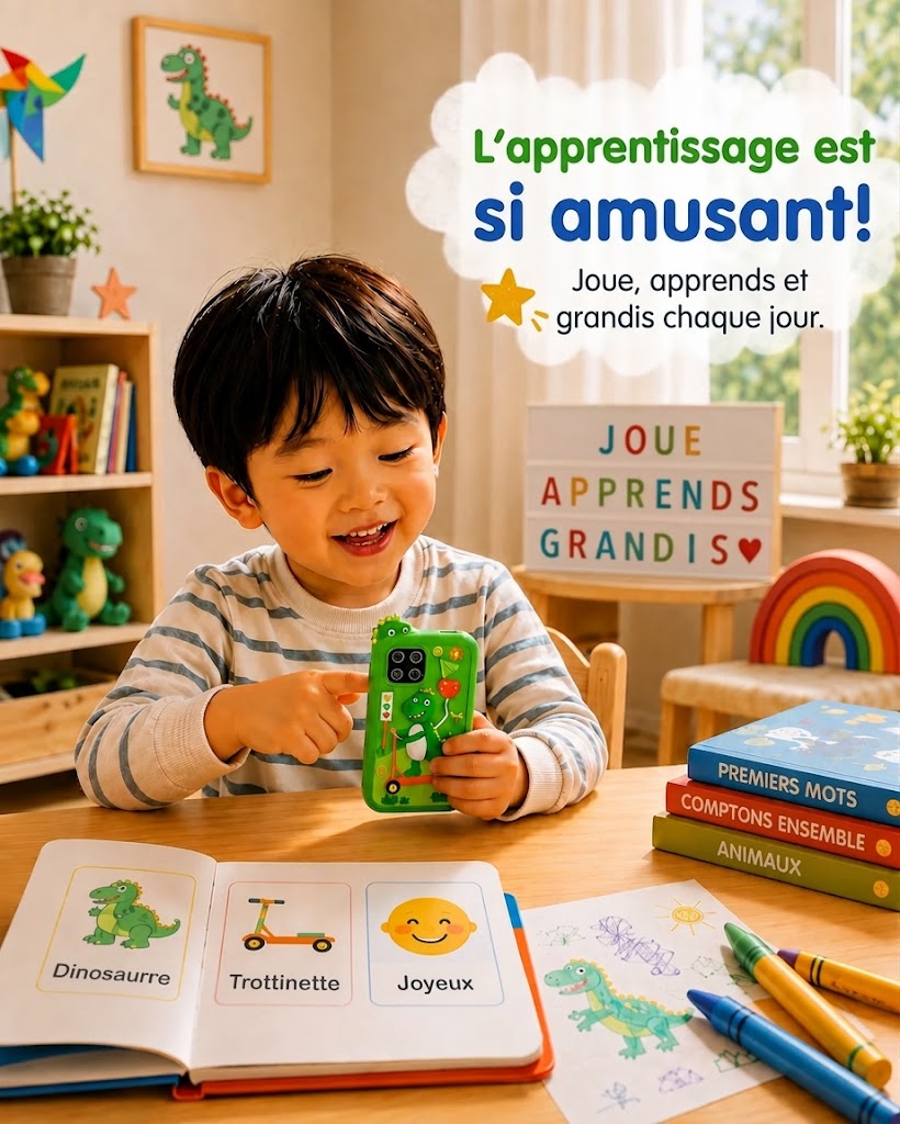 ChatterBright – Téléphone éducatif pour enfants