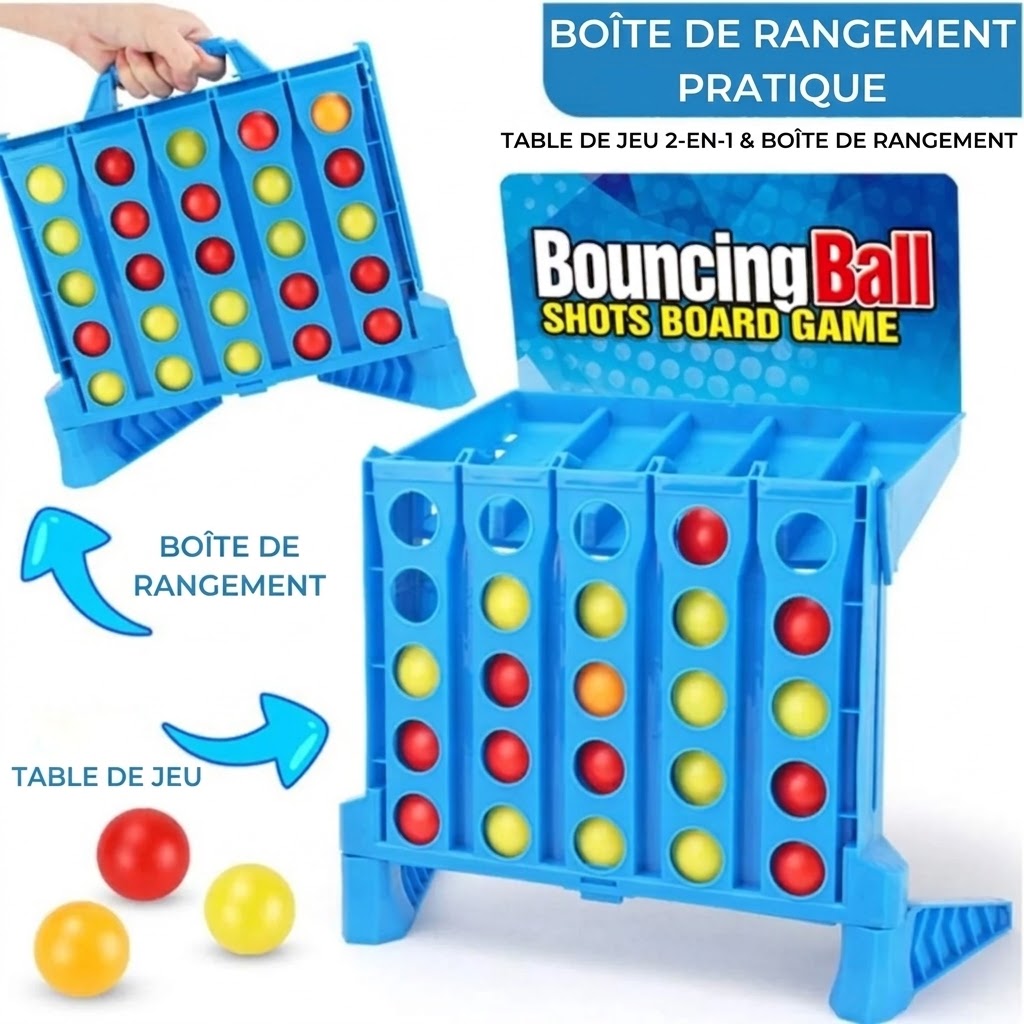 Jeu 4 en Ligne Rebondissant – Bouncing Ball