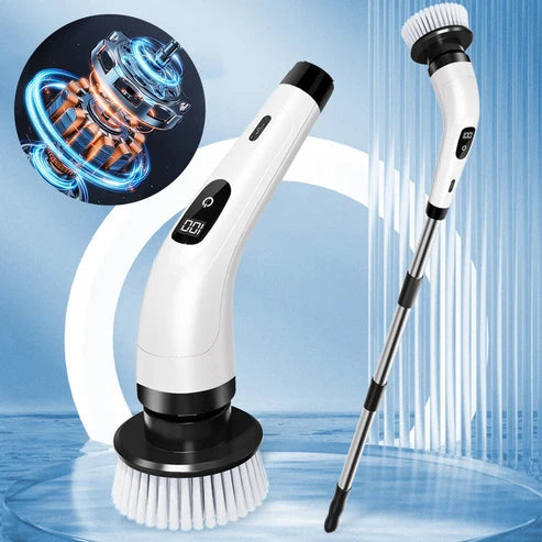 Brosse de nettoyage électrique – Télescopique et ergonomique
