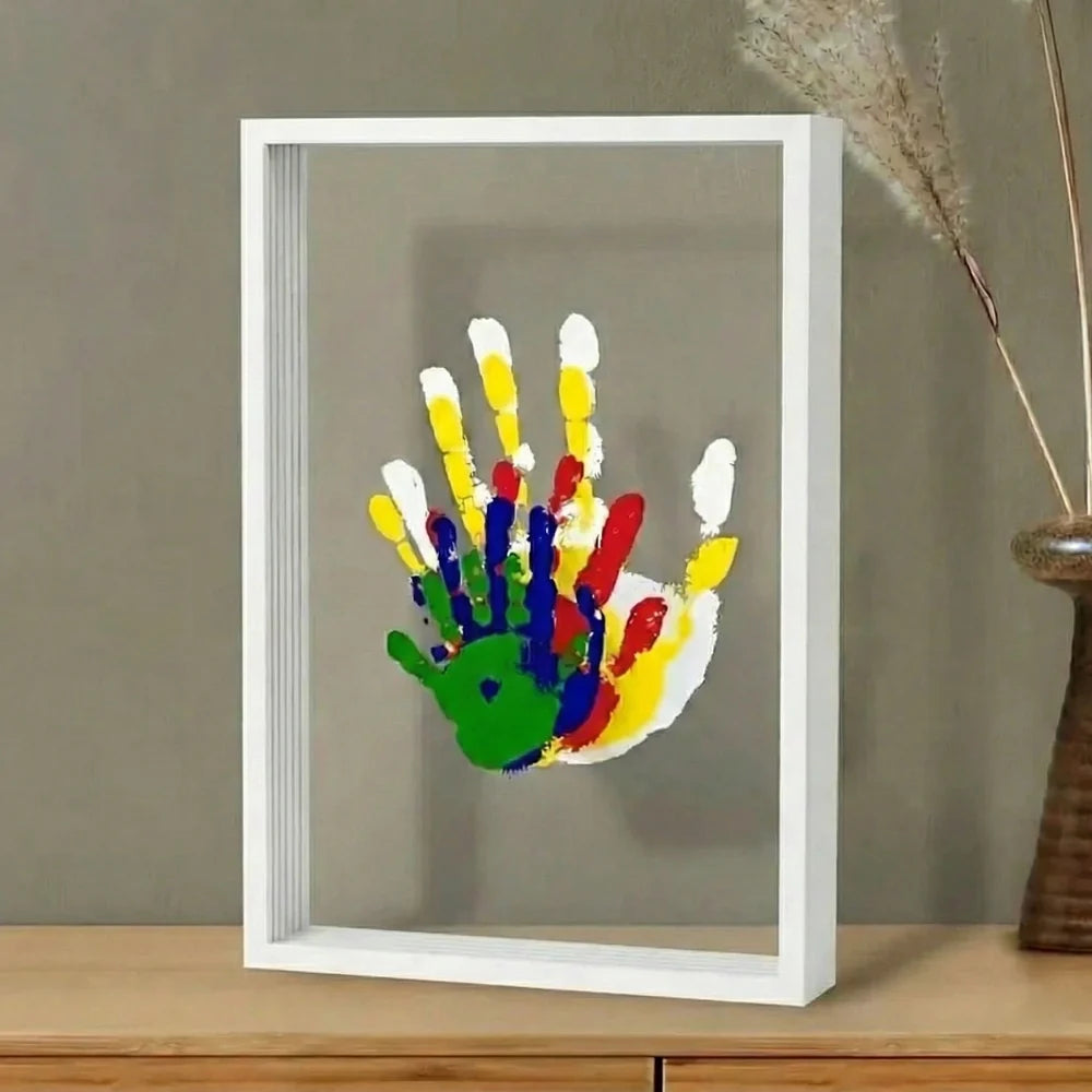 FamilyPrint™ | Kit d'empreintes de mains familial avec cadre