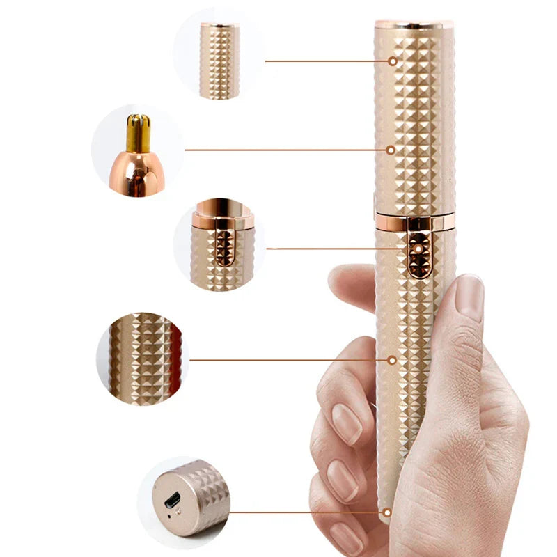 Tondeuse de précision 3-en-1 pour femme