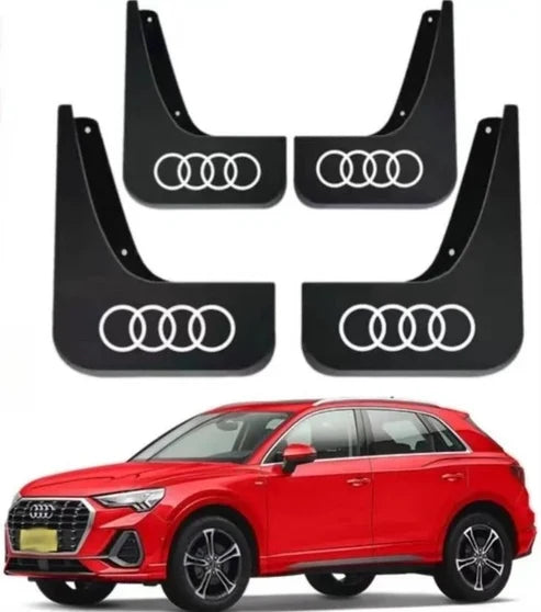 Bavettes garde-boue avec logo pour voiture – Lot de 4
