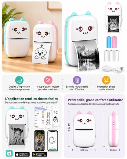 PurrPrint Mini – Imprimante de poche sans encre