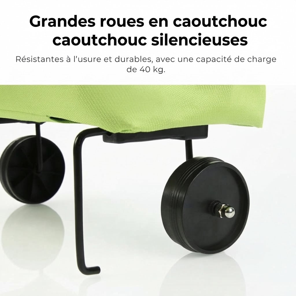 Chariot de courses pliable