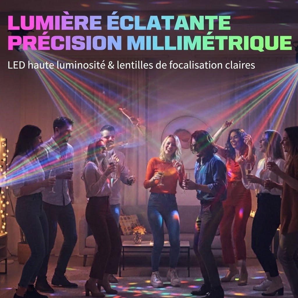 🔈✨ -60 % – Offre à durée limitée ! ⏰ Éclairage d'ambiance LED multi-faisceaux