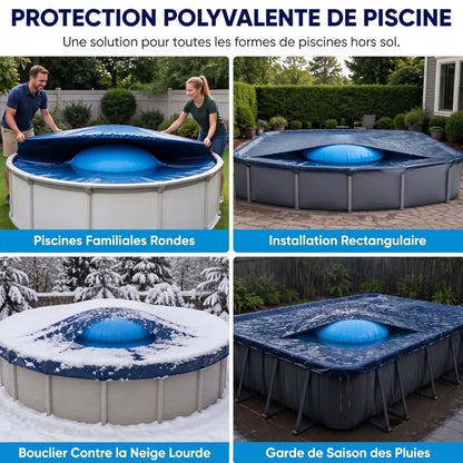 🏊 50 % DE RÉDUCTION ! ❄️ Coussin d'hivernage pour piscine – Réduit la pression & anti-accumulation ✨