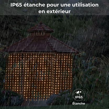 Rideau Lumineux LED Intelligent – Design lumineux personnalisable via APP