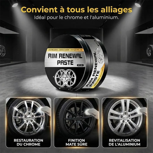 Pâte de rénovation pour jantes à action rapide