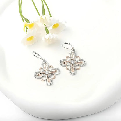 Boucles d'oreilles Nœud de Sorcière en argent