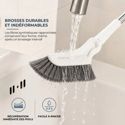 Brosse de nettoyage extensible pour fentes