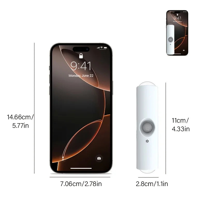 Applique murale LED avec détecteur de mouvement – Sans fil, dimmable et rechargeable par USB