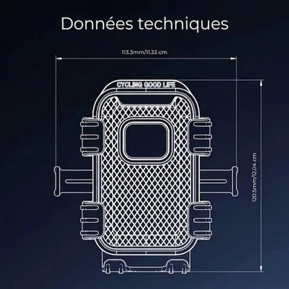 Support de téléphone universel pour vélo et scooter