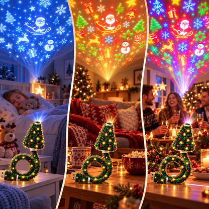Projecteur USB HD JulGlow – L'esprit magique de Noël en quelques secondes