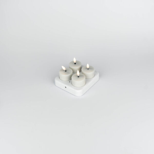 Bougies chauffe-plat LED rechargeables (sans flamme)