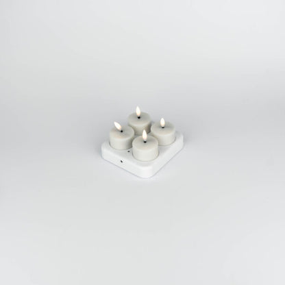 Bougies chauffe-plat LED rechargeables (sans flamme)