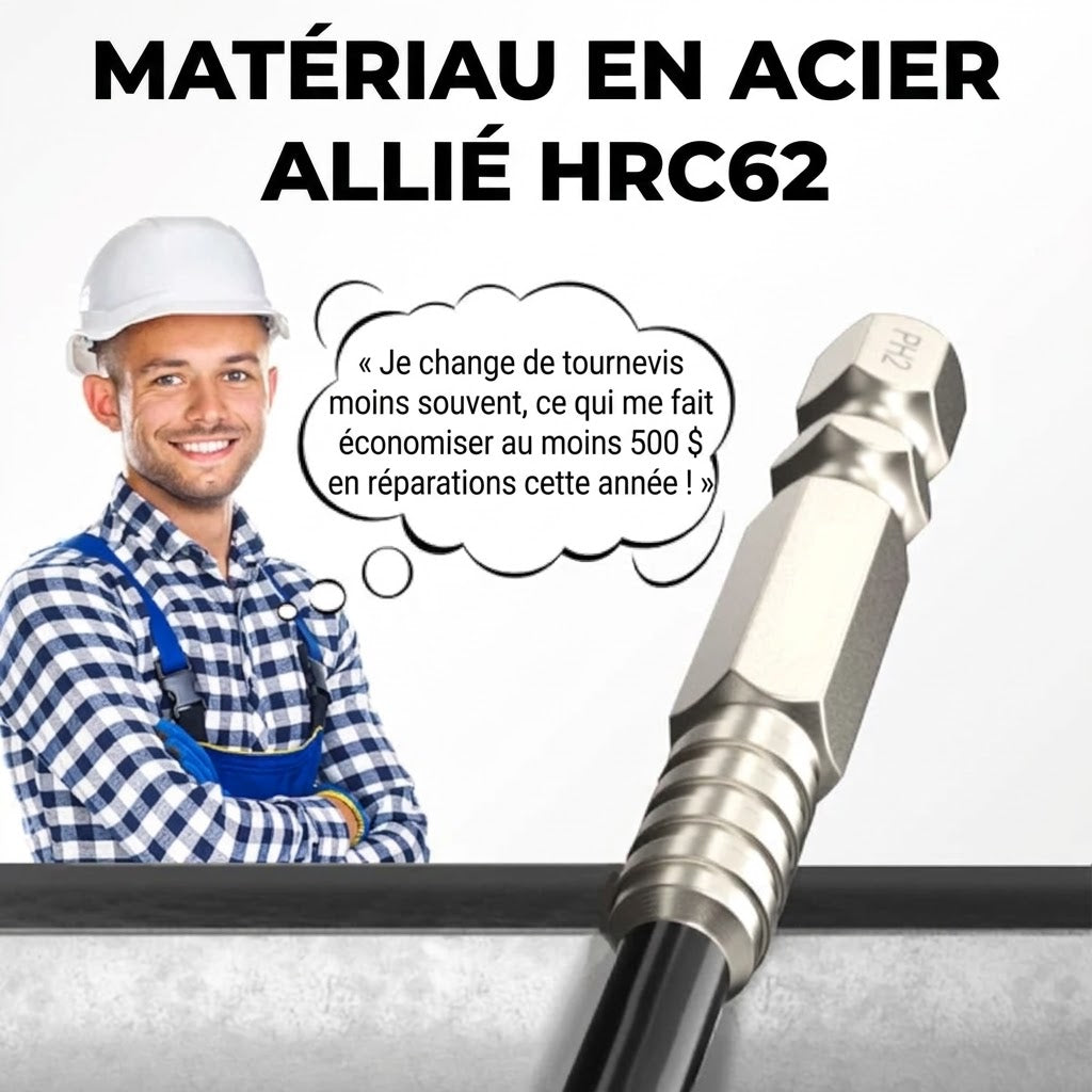 📢📢 -40 % DE RÉDUCTION !! ⏰ Jeu de tournevis électriques – Tête hexagonale & aimant puissant ✨
