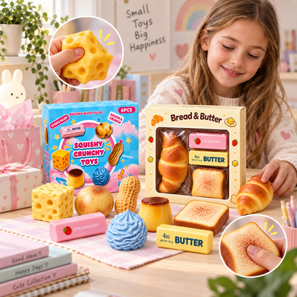 Boîte de Squishies Crunchy – Squishies ASMR Viraux