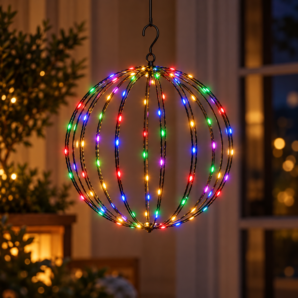 GlowBall – Globe lumineux LED à piles pour intérieur & extérieur