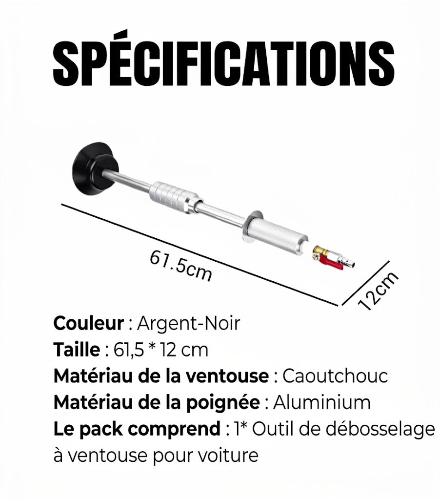 📢📢 -50 % DE RÉDUCTION !! ⏰ Dent Repair Magic – Ventouse de réparation pour carrosserie automobile