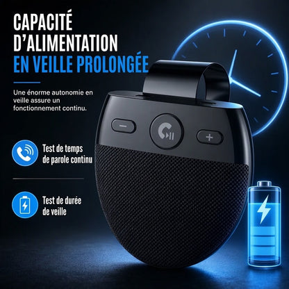 Kit mains libres Bluetooth SP11 pour pare-soleil – Allumage automatique et A2DP