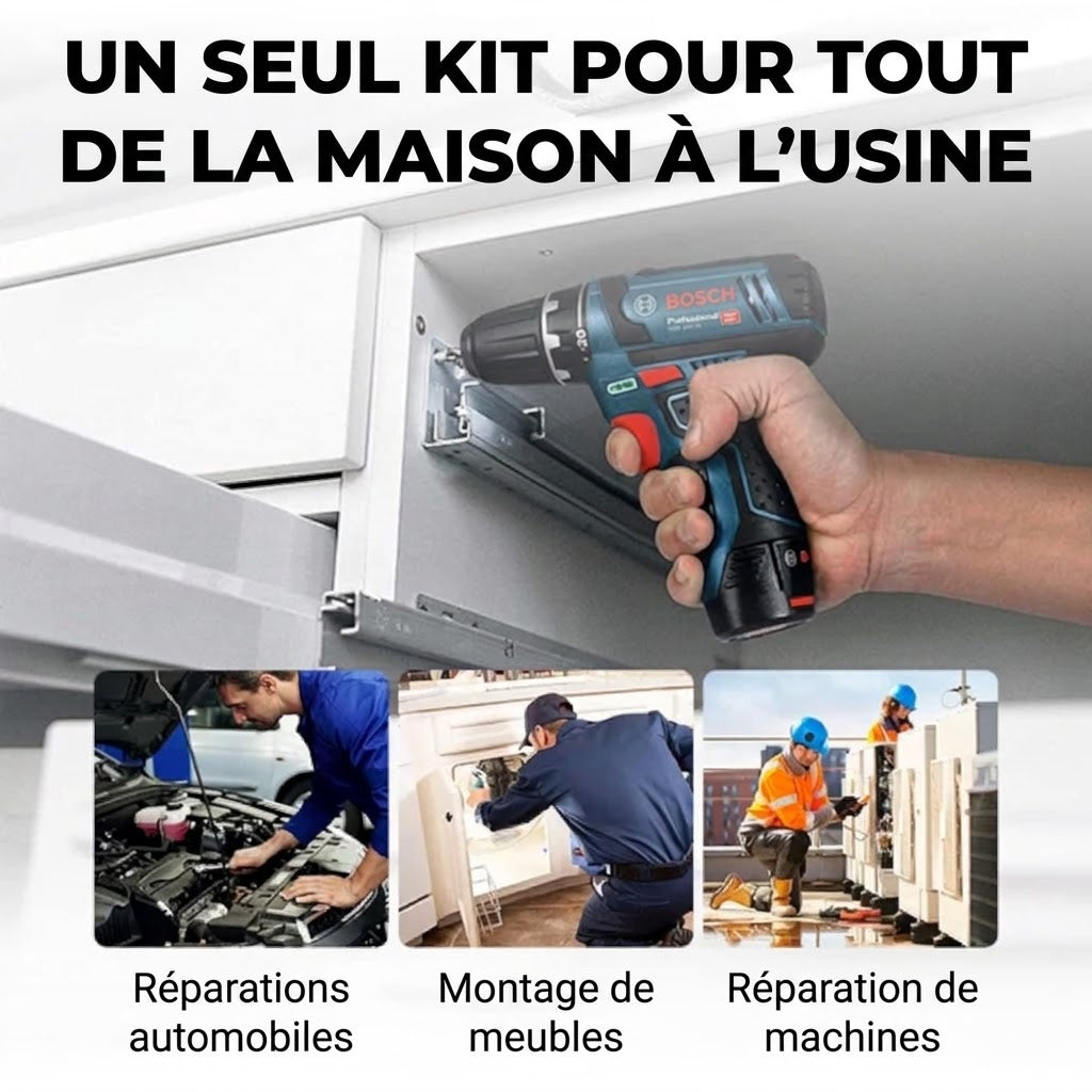 📢📢 -40 % DE RÉDUCTION !! ⏰ Jeu de tournevis électriques – Tête hexagonale & aimant puissant ✨