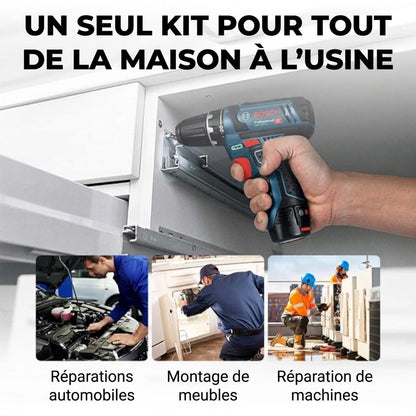 📢📢 -40 % DE RÉDUCTION !! ⏰ Jeu de tournevis électriques – Tête hexagonale & aimant puissant ✨