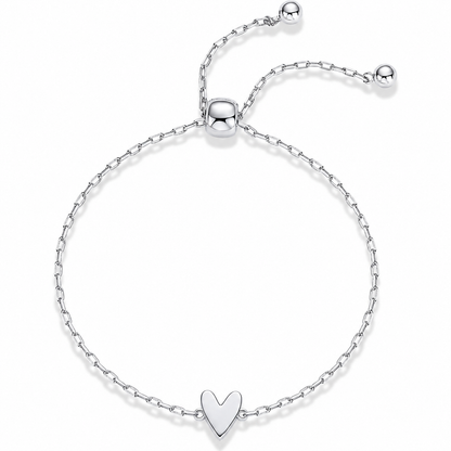 Love Bracelet Set – Bracelets cœur assortis plaqué or 14K