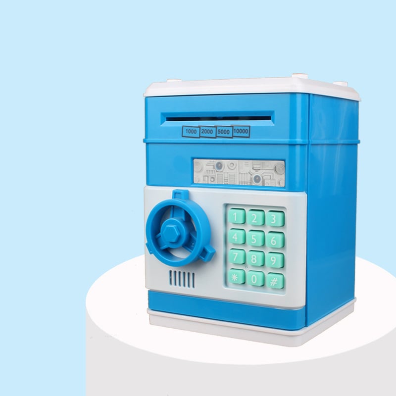 Mini tirelire distributeur automatique (ATM) – Dépôt/retrait et code PIN électronique