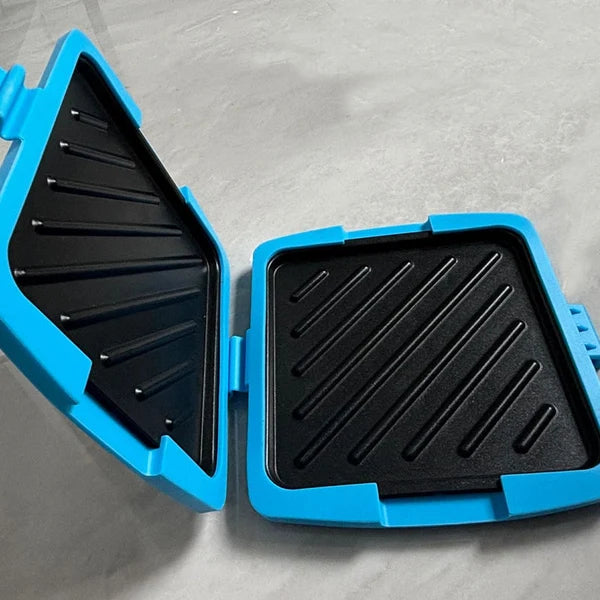 Grill pour micro-ondes 3-en-1 avec revêtement anti-adhésif