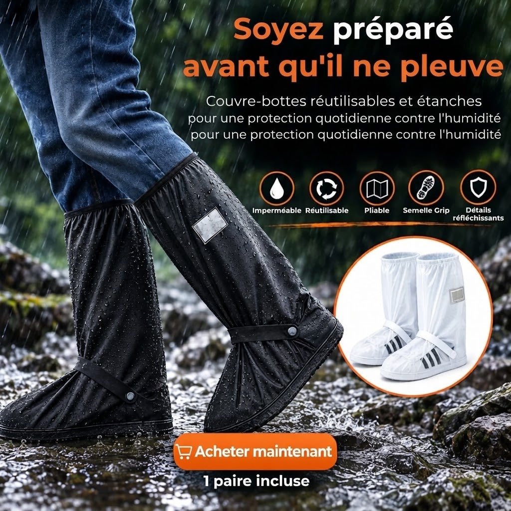 Couvre-chaussures imperméables – 1 Paire