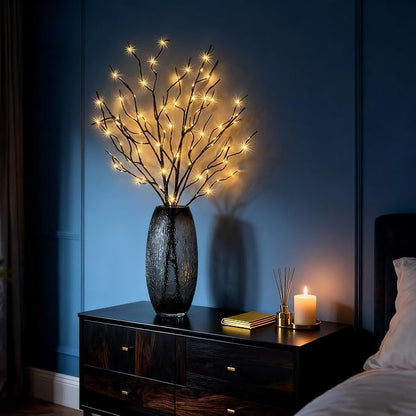 LumiBranch – Branches lumineuses LED à piles (Lot de 2 ou Lot de 4)