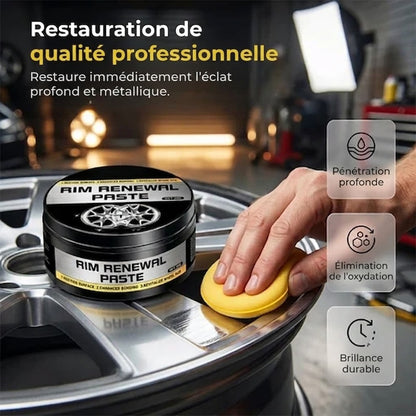 Pâte de rénovation pour jantes à action rapide