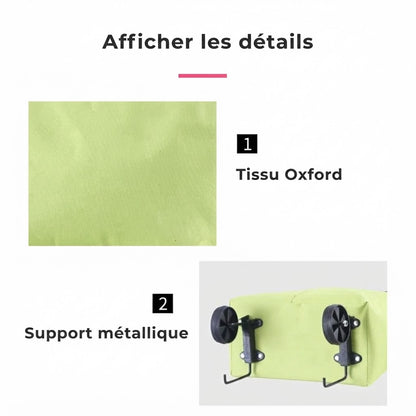 Chariot de courses pliable