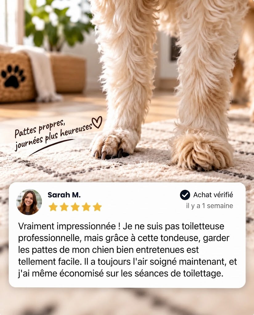 PawHush – Tondeuse de toilettage sans fil